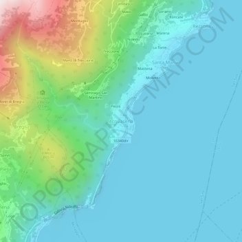 Acquaseria topographic map, elevation, terrain