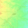 Guanarito topographic map, elevation, terrain