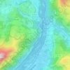 Sedons topographic map, elevation, terrain