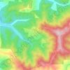Tsarino topographic map, elevation, terrain