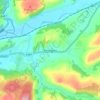Penegoes topographic map, elevation, terrain