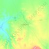 Loeriesfontein topographic map, elevation, terrain