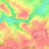 La Roussière topographic map, elevation, terrain