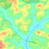 Kisagazi (Busaale) topographic map, elevation, terrain