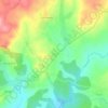 Peva topographic map, elevation, terrain