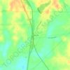 Pocahontas topographic map, elevation, terrain
