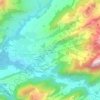 Les Arses topographic map, elevation, terrain