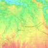 Margajaya topographic map, elevation, terrain
