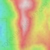 Galena Peak topographic map, elevation, terrain