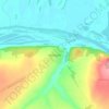 Четырчи topographic map, elevation, terrain