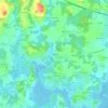 Le Maroc topographic map, elevation, terrain