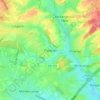 Pissange topographic map, elevation, terrain
