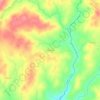 Martianas topographic map, elevation, terrain
