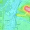 Werker topographic map, elevation, terrain