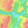 Vendes topographic map, elevation, terrain