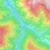 Longega - Zwischenwasser topographic map, elevation, terrain