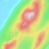 Crockmain topographic map, elevation, terrain