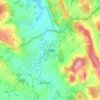 Cradley topographic map, elevation, terrain