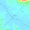 Bananywa topographic map, elevation, terrain