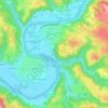 Le Crucifix topographic map, elevation, terrain