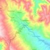 Ccatcca topographic map, elevation, terrain