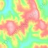 Chanika topographic map, elevation, terrain