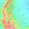 Tibú topographic map, elevation, terrain