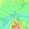 Rondine topographic map, elevation, terrain