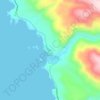 Elk topographic map, elevation, terrain