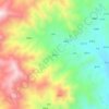 叉子沟 topographic map, elevation, terrain