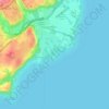 Port Landry topographic map, elevation, terrain