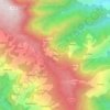 Gogina topographic map, elevation, terrain