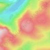 Branstree topographic map, elevation, terrain