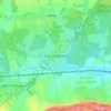 East Grimstead topographic map, elevation, terrain