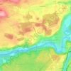 Herrenschwanden topographic map, elevation, terrain