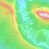 Sad Hill topographic map, elevation, terrain