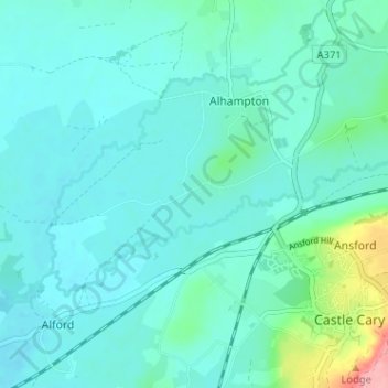 Sutton topographic map, elevation, terrain