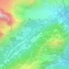 Lassy Damon topographic map, elevation, terrain