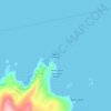 Cape St. Francis topographic map, elevation, terrain