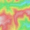 Sunshine Canyon Drive topographic map, elevation, terrain