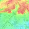 Les Petites Vignes topographic map, elevation, terrain