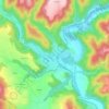 Vorey-sur-Arzon topographic map, elevation, terrain