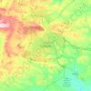 Gaziantep topographic map, elevation, terrain