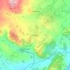 Treflach topographic map, elevation, terrain