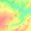 Musina topographic map, elevation, terrain