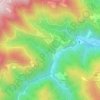 Mereto topographic map, elevation, terrain