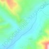 Quebrada Limón topographic map, elevation, terrain