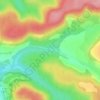 Source de L'Aube topographic map, elevation, terrain
