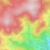 La Biousse topographic map, elevation, terrain