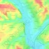 Villeray topographic map, elevation, terrain